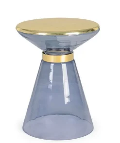 Bizzotto Tavolini>TAVOLINO IN VETRO GRIGIO D36 - MERIEL