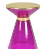 Bizzotto Tavolini>TAVOLINO IN VETRO LILIAC D36 - MERIEL