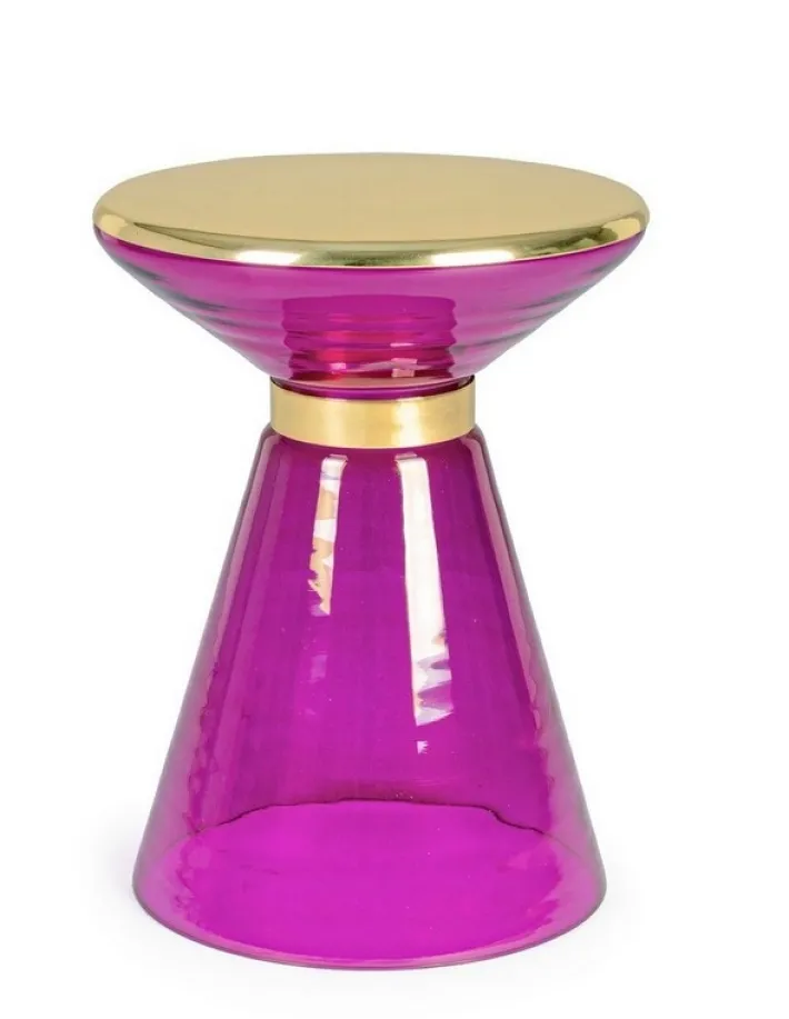 Bizzotto Tavolini>TAVOLINO IN VETRO LILIAC D36 - MERIEL