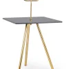 Bizzotto Tavolini>TAVOLINO IN VETRO 40X40 - INESH