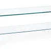 Bizzotto Tavolini>TAVOLINO IN VETRO 100X40 - IRIDE