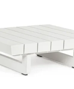 Bizzotto Tavolini>TAVOLINO MODULARE IN ALLUMINIO BIANCO WG20 - INFINITY