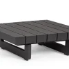 Bizzotto Tavolini>TAVOLINO MODULARE IN ALLUMINIO ANTRACITE WG21 - INFINITY