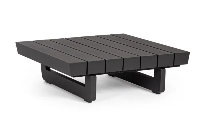 Bizzotto Tavolini>TAVOLINO MODULARE IN ALLUMINIO ANTRACITE WG21 - INFINITY
