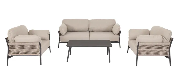 Bizzotto Tavolini>TAVOLINO SPIKE 104X61 RAVEN QS25
