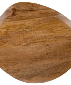 Bizzotto Tavolini>TAVOLINO STANLEY TOP NATURAL 60