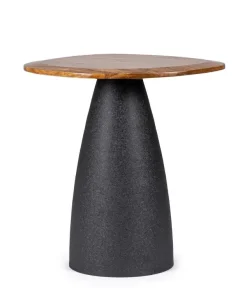 Bizzotto Tavolini>TAVOLINO STANLEY TOP NATURAL 50