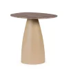 Bizzotto Tavolini>TAVOLINO STANLEY TOP RUSTIC BROWN 50