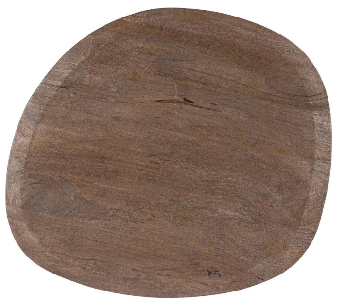 Bizzotto Tavolini>TAVOLINO STANLEY TOP RUSTIC BROWN 86