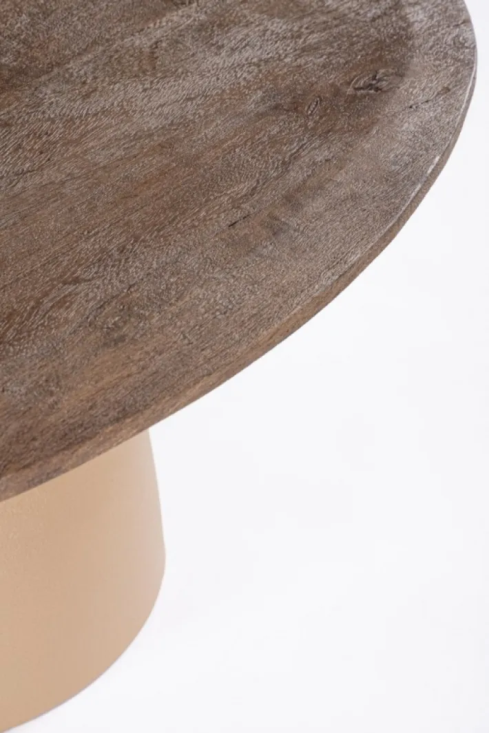 Bizzotto Tavolini>TAVOLINO STANLEY TOP RUSTIC BROWN 86