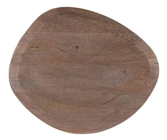 Bizzotto Tavolini>TAVOLINO STANLEY TOP RUSTIC BROWN 60