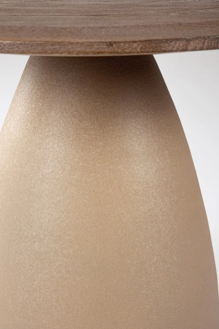 Bizzotto Tavolini>TAVOLINO STANLEY TOP RUSTIC BROWN 60