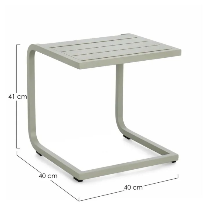 Bizzotto Tavolini>TAVOLINO TAYLOR 40X40 BREEZE