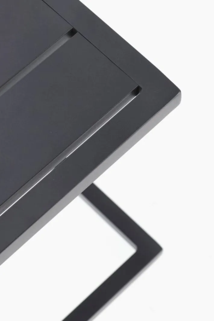 Bizzotto Tavolini>TAVOLINO TAYLOR 40X40 GRIGIO SCURO