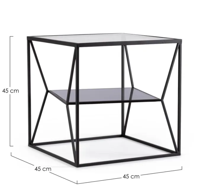 Bizzotto Tavolini>TAVOLINO 45X45 - HYDRA