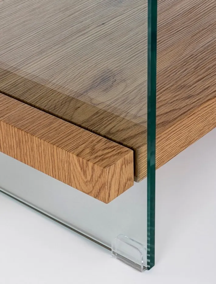 Bizzotto Tavolini>TAVOLINO 50X50 NERO - LINE WOOD