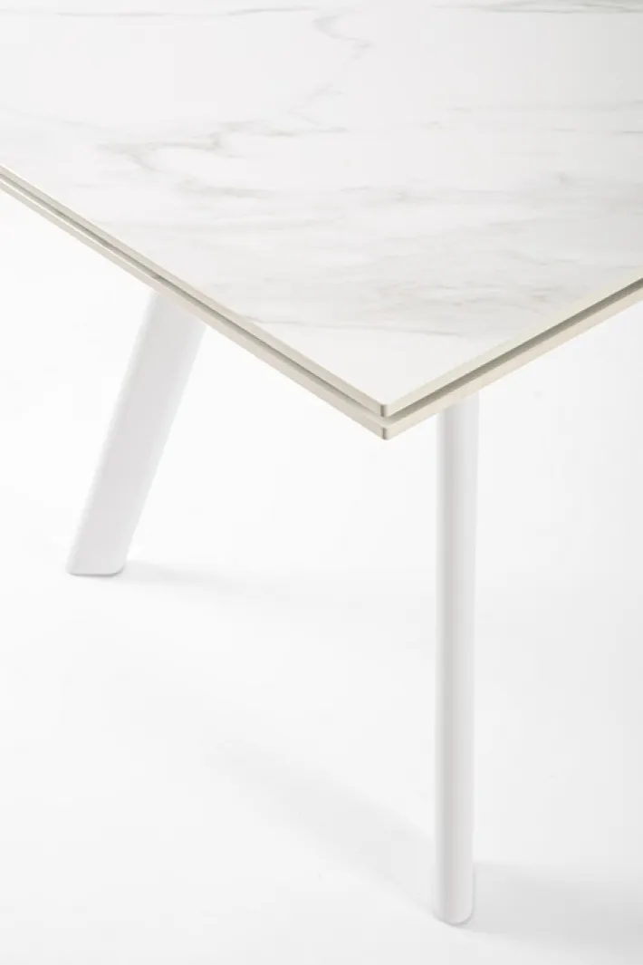 Bizzotto Tavoli>TAVOLO ALL. JARKKO 160-240X90 BIANCO