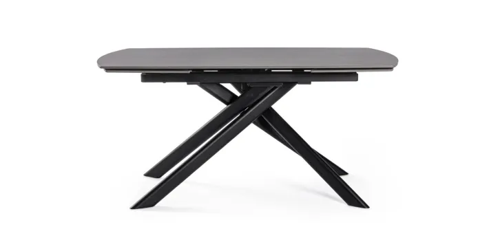 Bizzotto Tavoli>TAVOLO ALL. JOAKIM 160-240X90 NERO