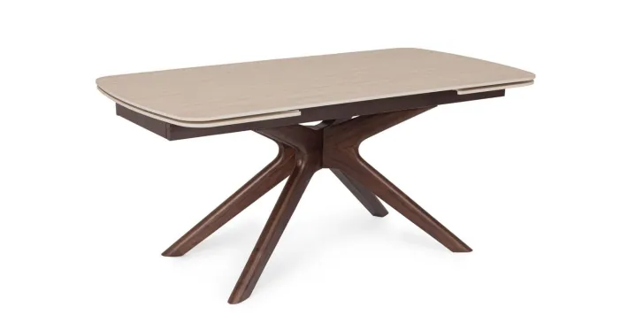 Bizzotto Tavoli>TAVOLO ALL. MARITTA 170/250X90 NOCE/TRAV