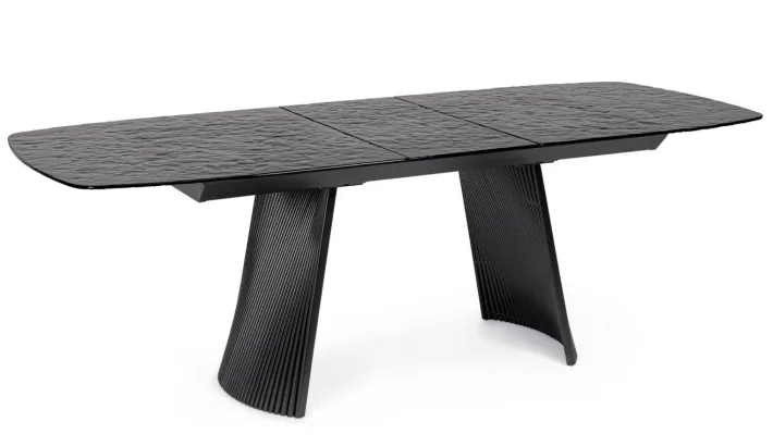 Bizzotto Tavoli>TAVOLO ALL OLIVER VETRO 180-220X90