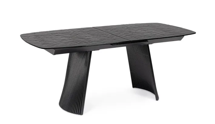 Bizzotto Tavoli>TAVOLO ALL OLIVER VETRO 180-220X90