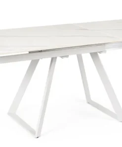 Bizzotto Tavoli>TAVOLO ALL. REETA 120/180X90 BIANCO/BIAN