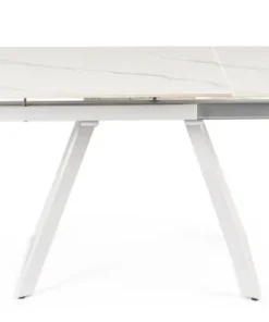 Bizzotto Tavoli>TAVOLO ALL. REETA 120/180X90 BIANCO/BIAN