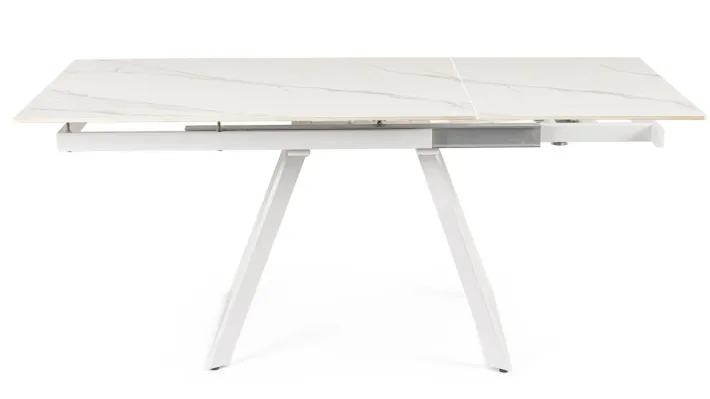 Bizzotto Tavoli>TAVOLO ALL. REETA 120/180X90 BIANCO/BIAN