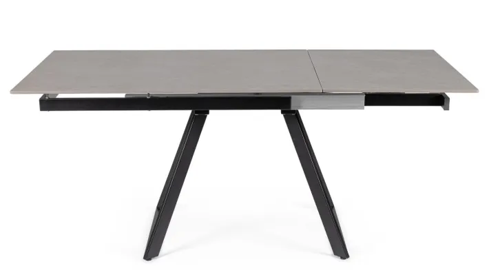Bizzotto Tavoli>TAVOLO ALL. REETA 120/180X90 NERO/GRIGIO