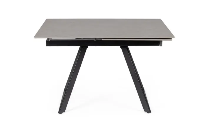 Bizzotto Tavoli>TAVOLO ALL. REETA 120/180X90 NERO/GRIGIO