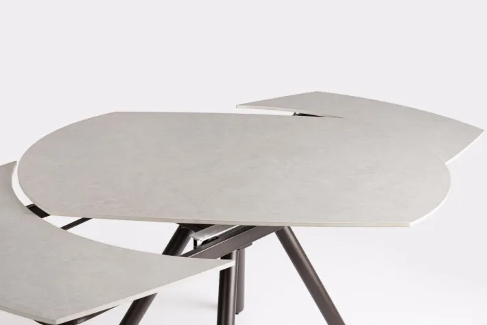 Bizzotto Tavoli>TAVOLO ALL.RAITA 119/178X89 RUST/GRIG.C