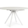 Bizzotto Tavoli>TAVOLO ALL.RAUNI D87/135 BIANCO/BIANCO