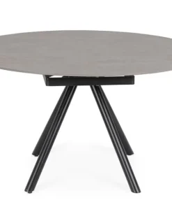 Bizzotto Tavoli>TAVOLO ALL.RAUNI D87/135 NERO/GRIGIO