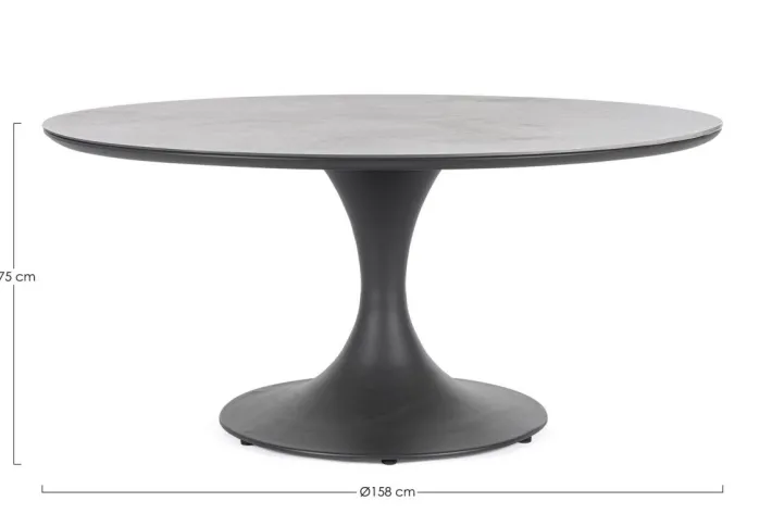 Bizzotto Tavoli>TAVOLO ARNOLD D158 ANTR JX55