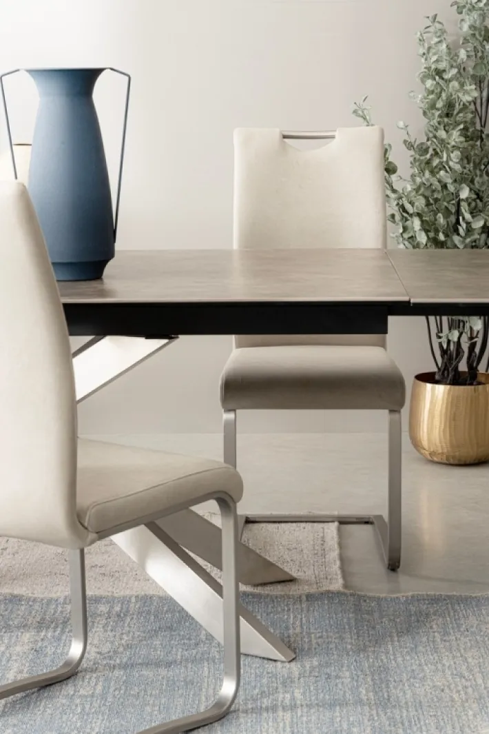 Bizzotto Tavoli>TAVOLO CON PIANO IN CERAMICA - ARZACHEL