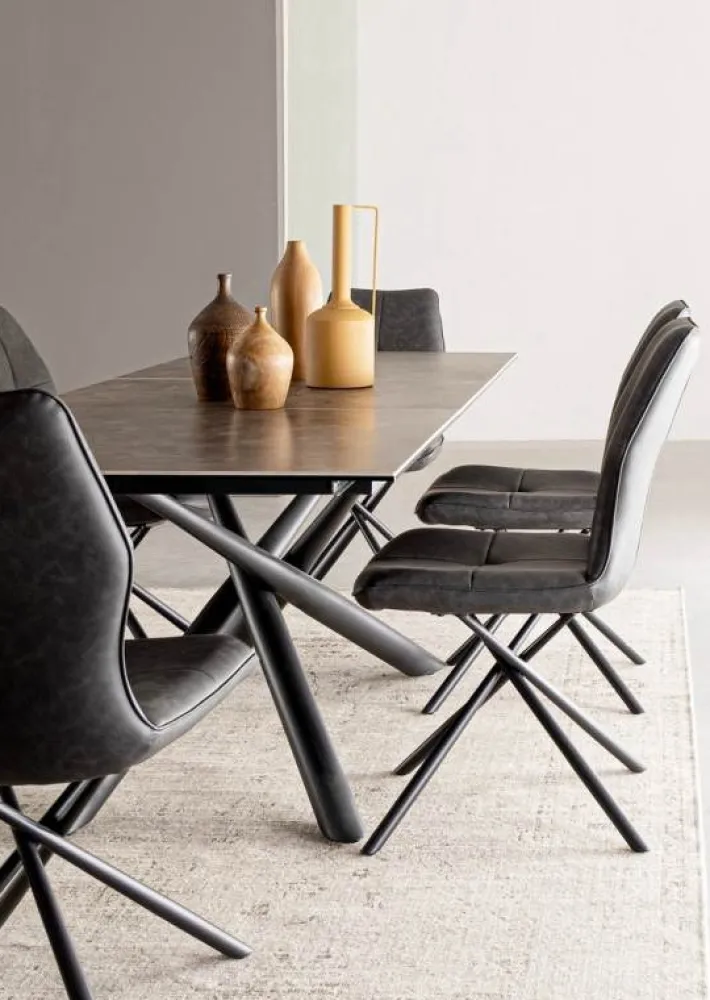 Bizzotto Tavoli>TAVOLO CON PIANO IN CERAMICA - SEYFERT
