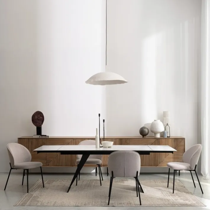Bizzotto Tavoli>TAVOLO CON PIANO IN CERAMICA - BLAZAR
