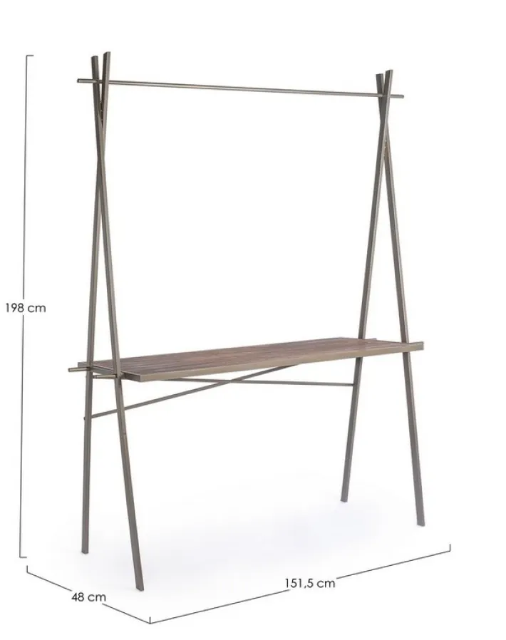 Bizzotto Carrelli Ed Espositori>TAVOLO ESPOSITORE IN LEGNO RETTANGOLARE