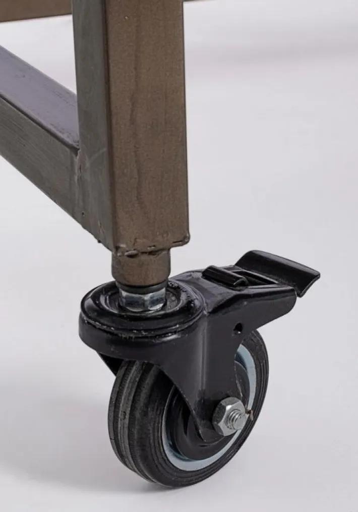 Bizzotto Carrelli Ed Espositori>TAVOLO ESPOSITORE IN LEGNO CON TETTO