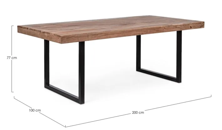 Bizzotto Tavoli>TAVOLO FISSO IN LEGNO - EGON