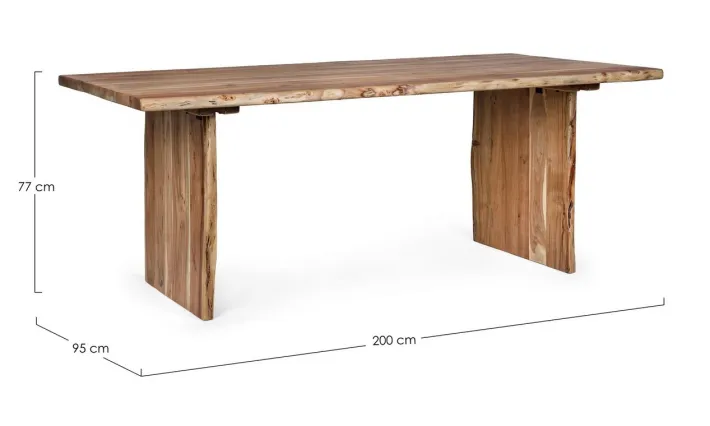 Bizzotto Tavoli>TAVOLO FISSO IN LEGNO - ENEAS