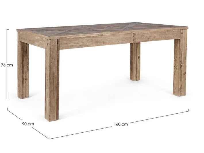 Bizzotto Tavoli>TAVOLO FISSO IN LEGNO 160x90 - KAILY