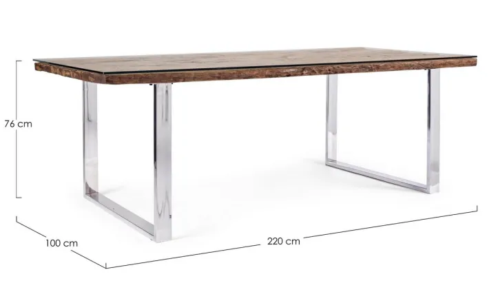Bizzotto Tavoli>TAVOLO FISSO IN LEGNO 220X100 - STANTON
