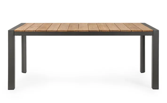 Bizzotto Tavoli>TAVOLO IN ALLUMINIO ANTRACITE GK52 - CAMERON