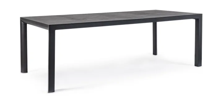 Bizzotto Tavoli>TAVOLO IN ALLUMINIO ANTRACITE JX55 - MASON