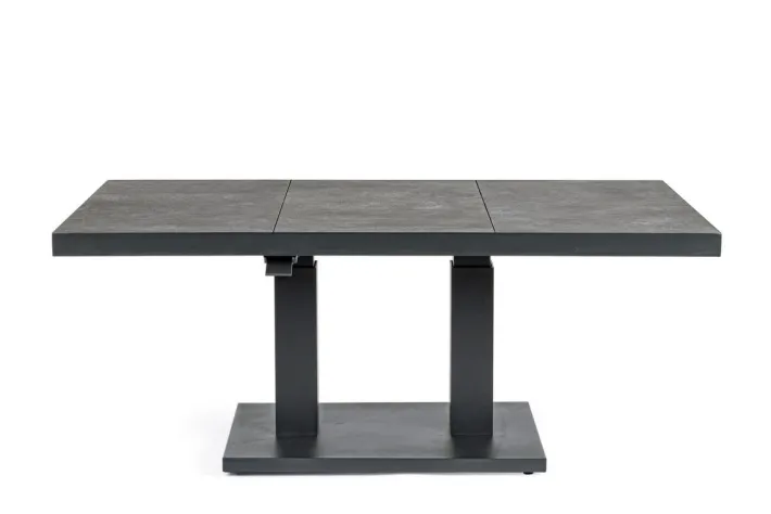 Bizzotto Tavoli>TAVOLO IN ALLUMINIO ANTRACITE JX55 - TRUMAN