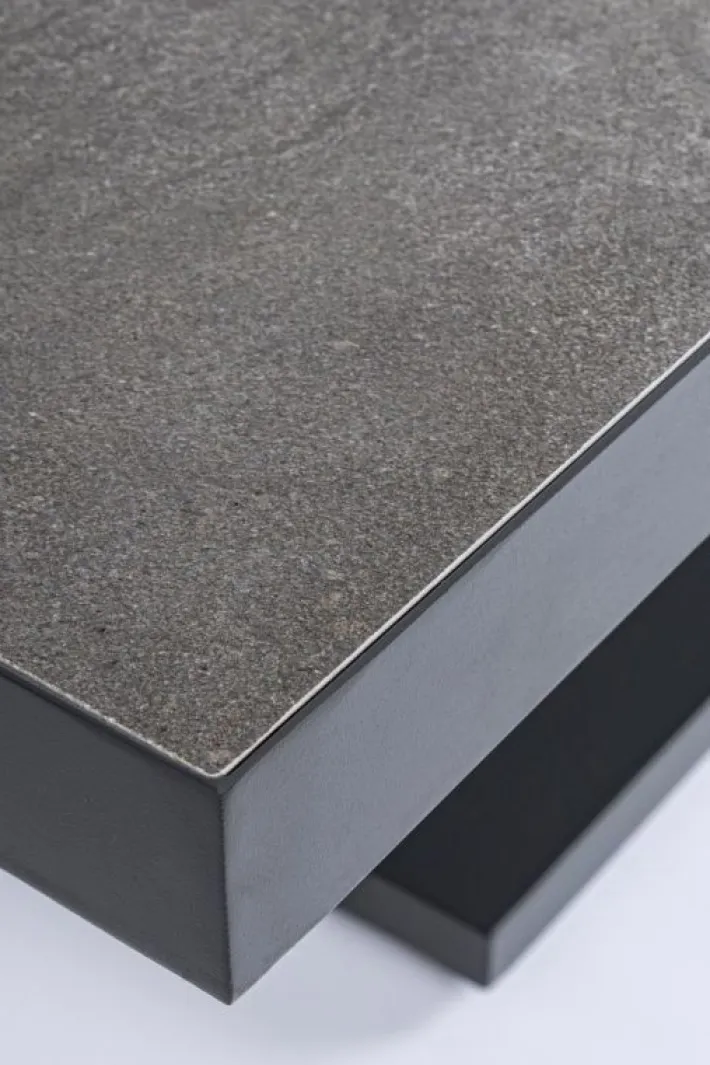 Bizzotto Tavoli>TAVOLO IN ALLUMINIO ANTRACITE JX55 - TRUMAN