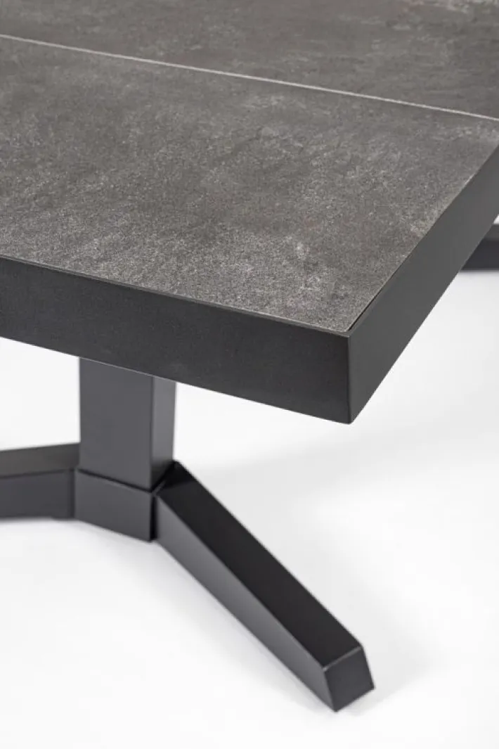 Bizzotto Tavoli>TAVOLO IN ALLUMINIO ANTRACITE JX55 - ROBERT