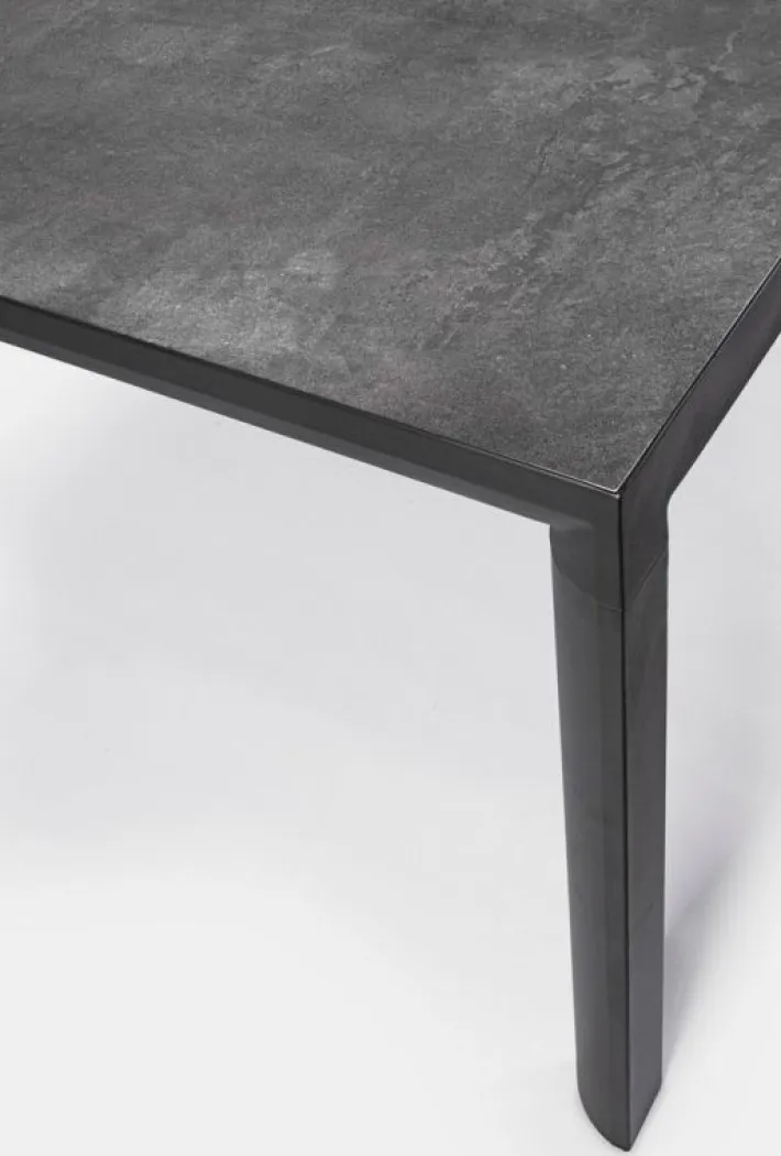 Bizzotto Tavoli>TAVOLO IN ALLUMINIO ANTRACITE JX55 - MASON