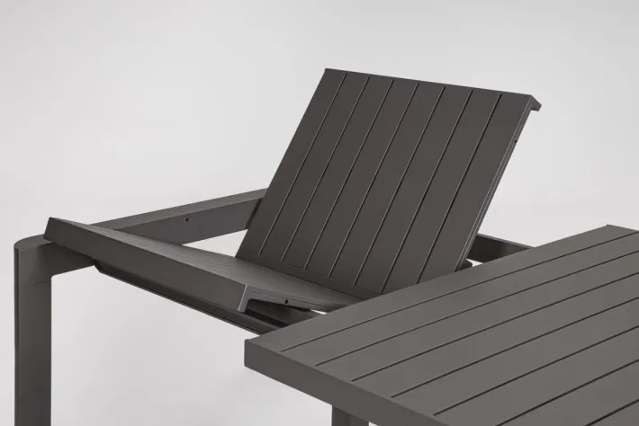 Bizzotto Tavoli>TAVOLO IN ALLUMINIO ANTRACITE CX23 - KIPLIN